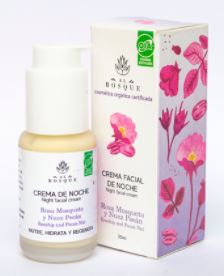Crema de Noche Rosa Mosqueta y Nuez Pecán